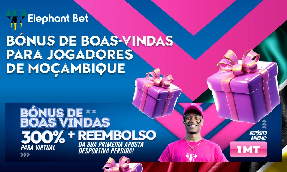 Bónus de boas-vindas para jogadores de Moçambique