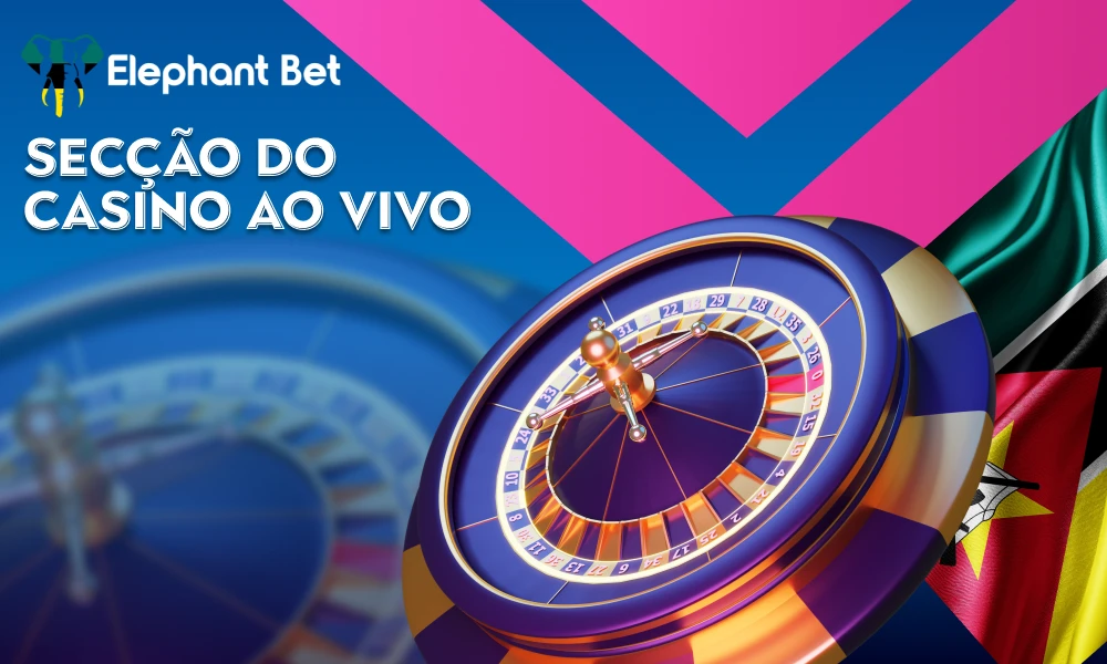 Secção do casino ao vivo