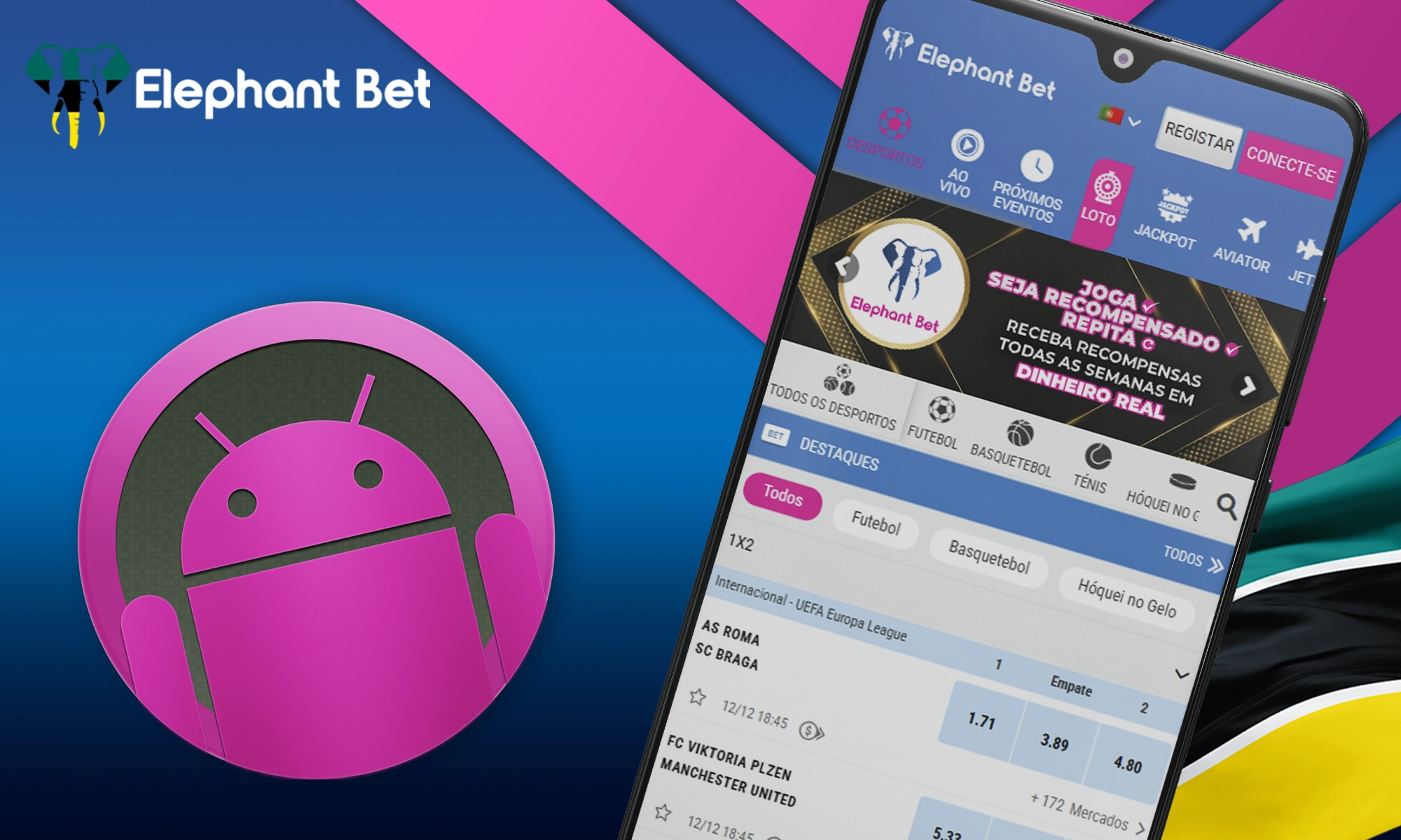 Elephant Bet Android download para Moçambique Os jogadores podem fazer o download do Elephant Bet no site oficial do cassino on-line