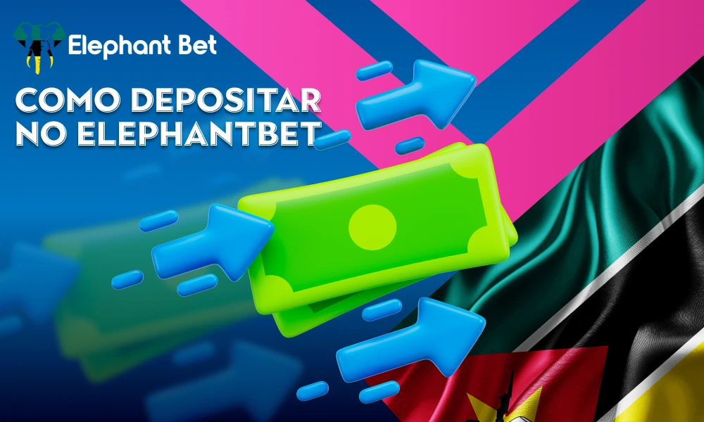 Para depositar fundos em uma conta Elephant Bet, os jogadores de Moçambique precisam fazer o login primeiro